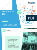 Adverbiale Bestimmun-Gen: Grammatik