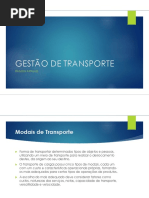 Gestão de Transporte