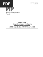 STD PIP VECV1001 2012 Design Criteria and Purchasing Requirements For Vessels Div 1 & 2