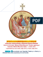 Liturghia Darurilor, 01.03.2023, Miercuri Dimineaţă