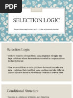 Selection Logic