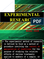 Experimental Research - Cerilo H.