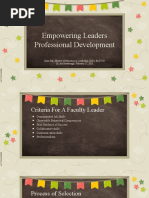 t4 - Empowering Leaders Professional Development