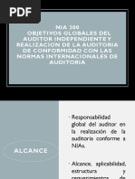 Tema 3 Nia 200 Objetivos Globales Del Auditor