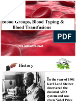 BLOOD GROUPS TYPING - Powerpoint