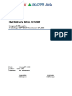 Emergency Drill Report On 20 Jan 2023