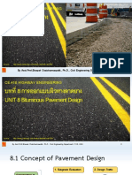 บทที่ 8 การออกแบบผิวทางลาดยาง (Bituminous Pavement Design) AASHTO93