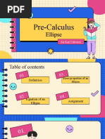 Pre Calculus Ellipse