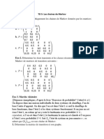 TD 5 Chaines de Markov Serie 1