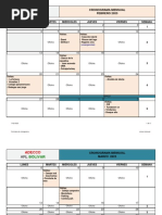 Cronograma Mensual de Visitas Febrero