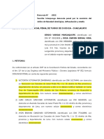 Denuncia Falsedad Ideologica y Estafa Sr. Sergio