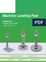 Bilz Leveling Feet Catalog 610216