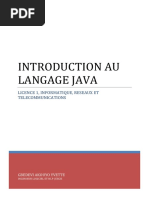 Introduction Au Langage Java Irt1