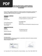 Certificado Detectores de Humo Noviembre