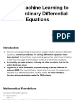 0 - Using Machine Learning To Solve Ordinary Differential Equations