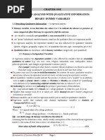 Econometrics II Handout For Students