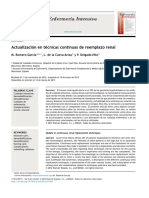 Actualizacion en Tecnicas Continuas de Reemplazo Renal