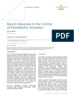 Recent Advances in The Control of Piezoelectric Actuators: International Journal of Advanced Robotic Systems