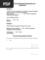 Percent Composition Extra Practice W Key