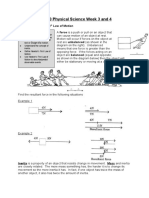 Year 10 Physical Sciences Week 3 and 4 Answers