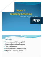 Teaching Listening