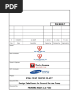 PRAI-M0-XW01-GA-7500 - As-Built - Design Data Sheet For General Service Pump