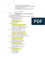 Comprobación de Lectura El Alquimista Ya Resuelta