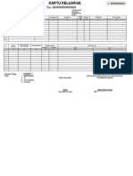 Format KK Kosong