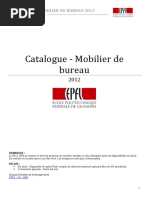 Catalogue Mobilier