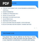 Slug Flow Analysis