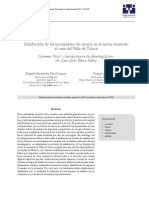 Satisfacción de Las Necesidades Del Cliente en El Sector Vivienda: El Caso Del Valle de Toluca