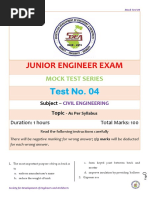 Sdea Mock Test 045