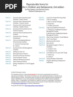 Executive Functioning Reproducable Forms