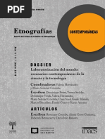 Laboratorización Del Mundo Escenarios Contemporaneos CyT Revista UNSAM