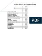 Calculo COSTO TOTAL (Costo Variable - Costo Fijo) PIA