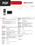 DS KIS203T - Video Intercom Four Wire Analog Bundle - Datasheet - V1.0.0