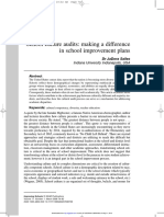 Sailes2008 - School Culture Audits: Making A Difference in School Improvement Plans