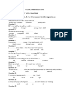 SAMPLE MIDTERM TEST - HP2 - LẦN 1