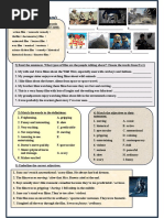 Films Vocabulary Exercises: Warmers - Fillers - Coolers