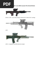 Enfield Sa-80 L85-A1 and L85-A2 Assault Rifle (Great Britain)