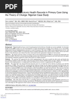 Implementation of EMRs, Nigeria