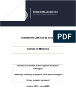 Investigación - Formativa - Fisiología I - Primero B