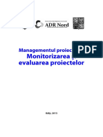 Managementul Proiectelor Monitorizarea