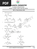 Quanta Chemistry: Csir-Net - Iit-Gate - Iit-Jam - Other Msc. Entrance An Institute of Chemical Sciences