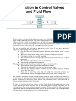 An INTRODUCTION TO CONTROL VALVES and FLUID FLOW