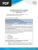 Guia de Actividades y Rúbrica de Evaluación - Fase 1 - Preconceptos Del Proceso Administrativo