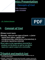 Cost and Its Concepts