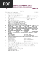 Accountancy Model Unit Test - 2