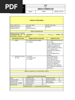 Análisis de Trabajo Seguro Armado de Mesa de Trabajo