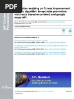 Population Resizing On Fitness Improvement Genetic Algorithm To Optimize Promotion Visit Route Based On Android and Google Maps API